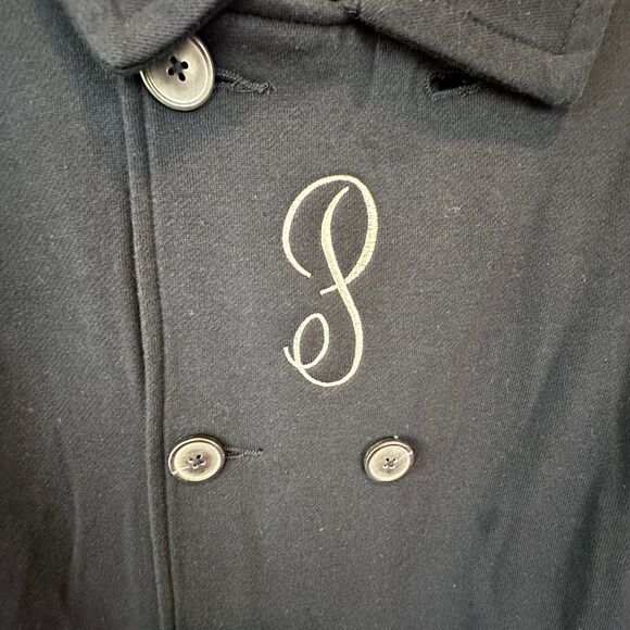 Joe Fresh Double Breasted Jacket Monogram 'P" Girls Large 10/12 - Picture 3 of 5